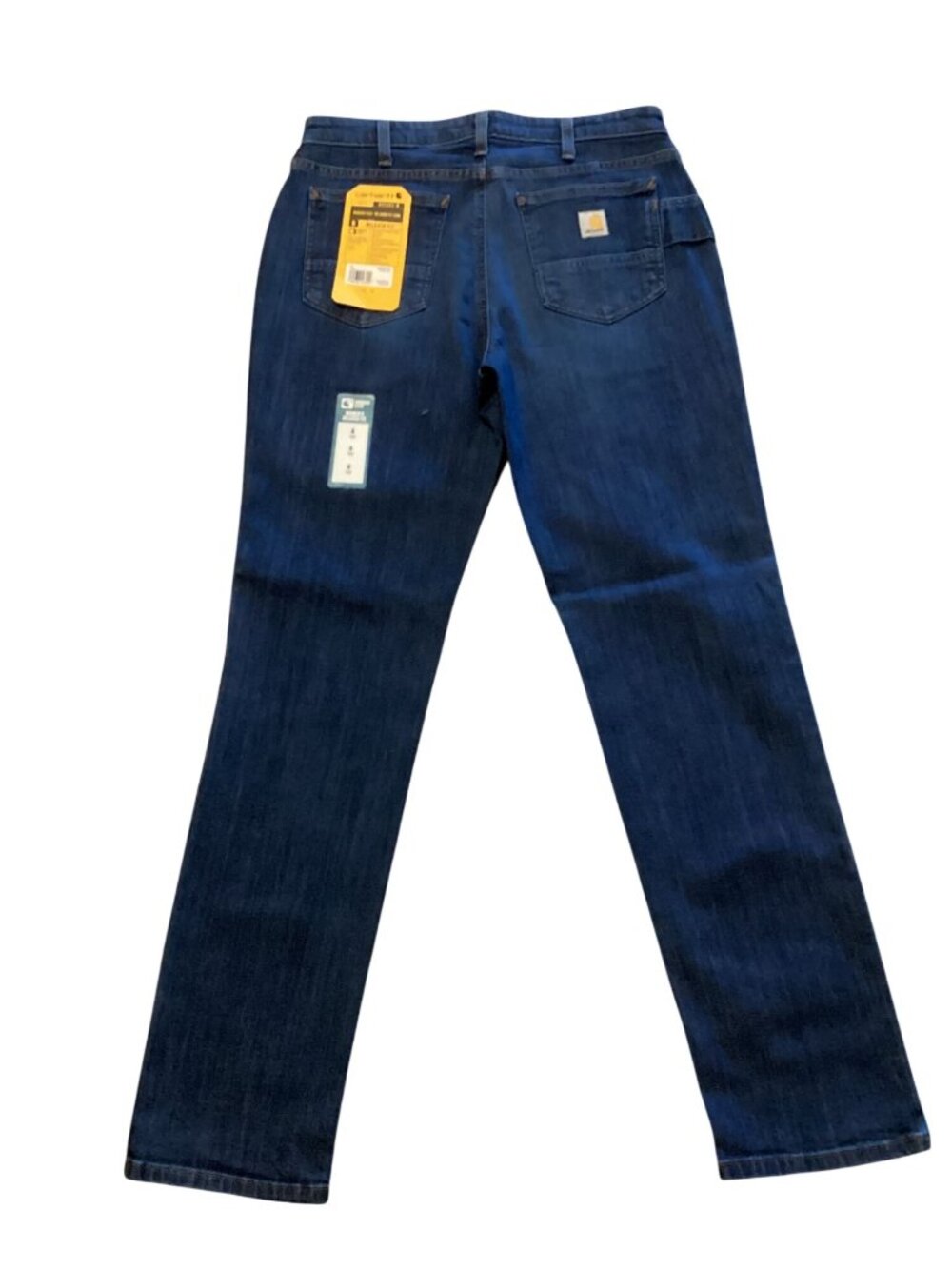 Carhartt Women's Rugged Flex Relaxed Fit Jeans Straight Size 8 Tall  30W 32L NEW